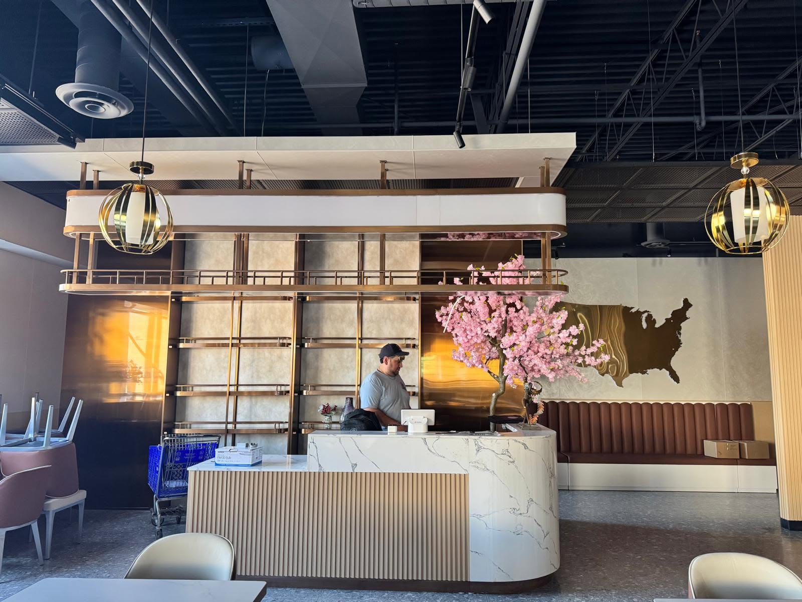 From the dining area’s modern vibe to the fully functional kitchen